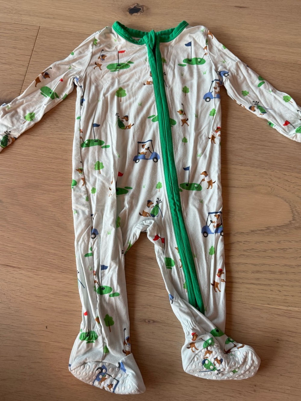 Angel Dear Golf Footie Pajamas, 3-6 months
